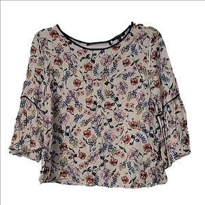 Kirious women's medium floral blouse
